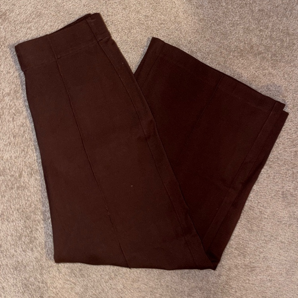 Jones New York Chocolate BrownWide Leg Ankle Pants